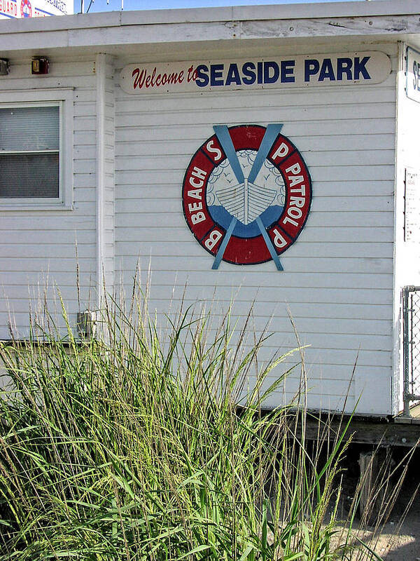 Seaside Heights Art Print featuring the photograph Seaside Park Beach Patrol by Mike Martin