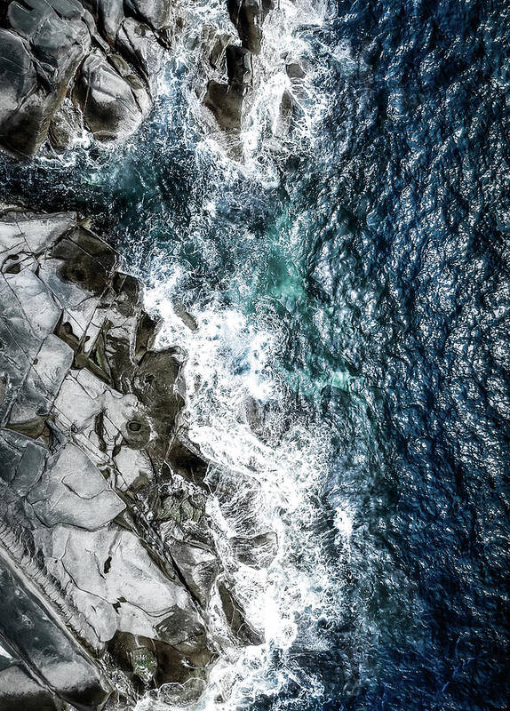 Drone Art Print featuring the photograph Skagerrak Coastline - Aerial Photography by Nicklas Gustafsson