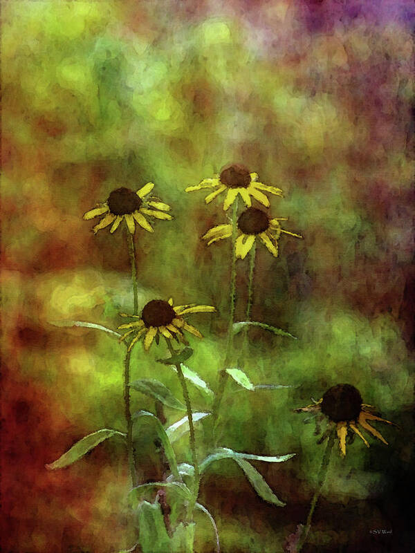 Impressionist Art Print featuring the photograph Small Relations 3758 IDP_2 by Steven Ward