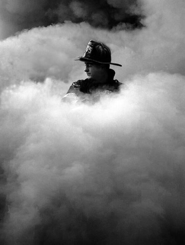 Firemen Art Print featuring the photograph Smoke Eater by Tom Callan