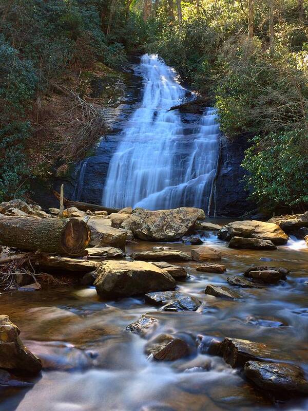 Waterfall Art Print featuring the photograph Soothing by Richie Parks