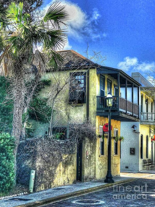 House Art Print featuring the photograph St. Augustine House by Debbi Granruth
