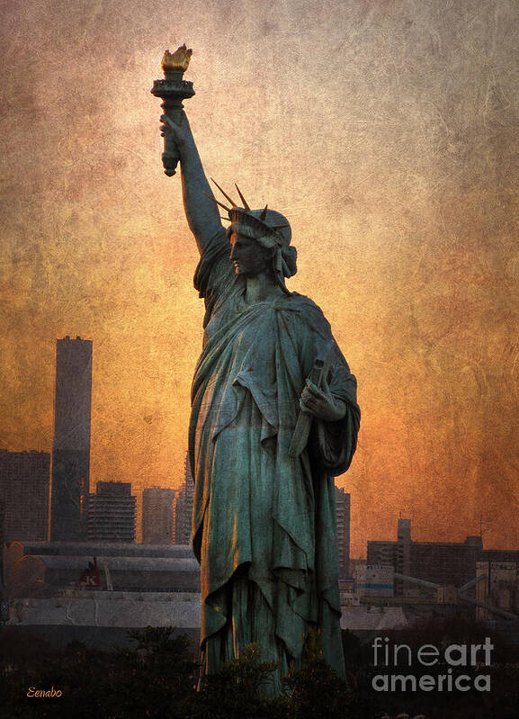 Statue Of Liberty Art Print featuring the photograph Statue of Liberty by Eena Bo