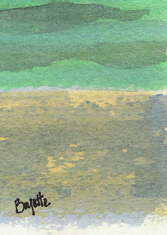 Seascape Art Print featuring the painting Surfside Shorebreak by Robert Boyette