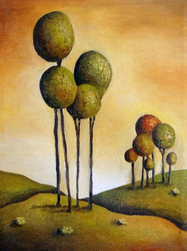 Surreal Landscape 1 Art Print By Leah Saulnier The Painting Maniac