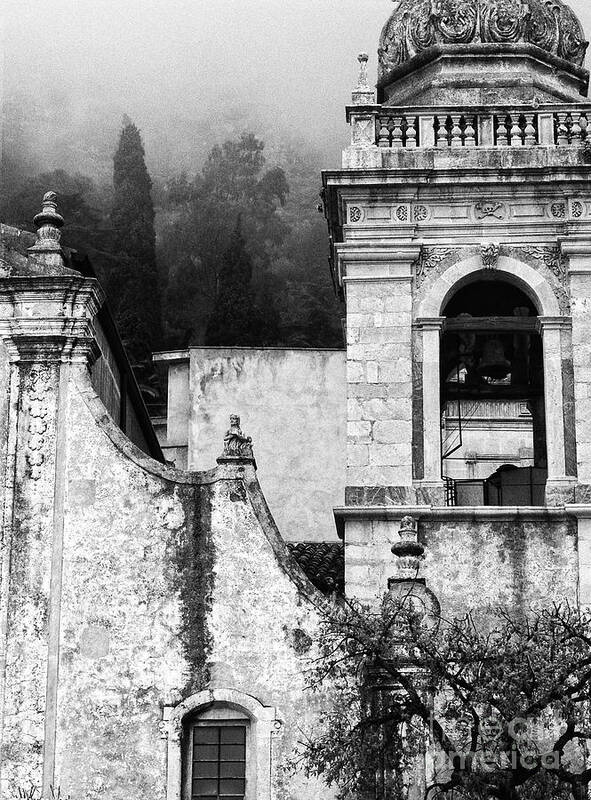 Taormina Art Print featuring the photograph Taormina church detail by Silvia Ganora