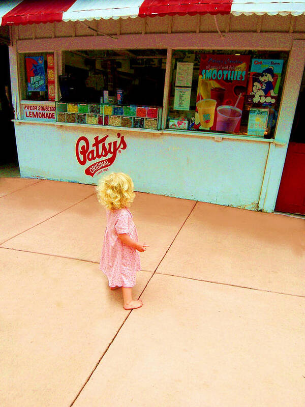 Child Art Print featuring the photograph The Candy Store by Lanita Williams