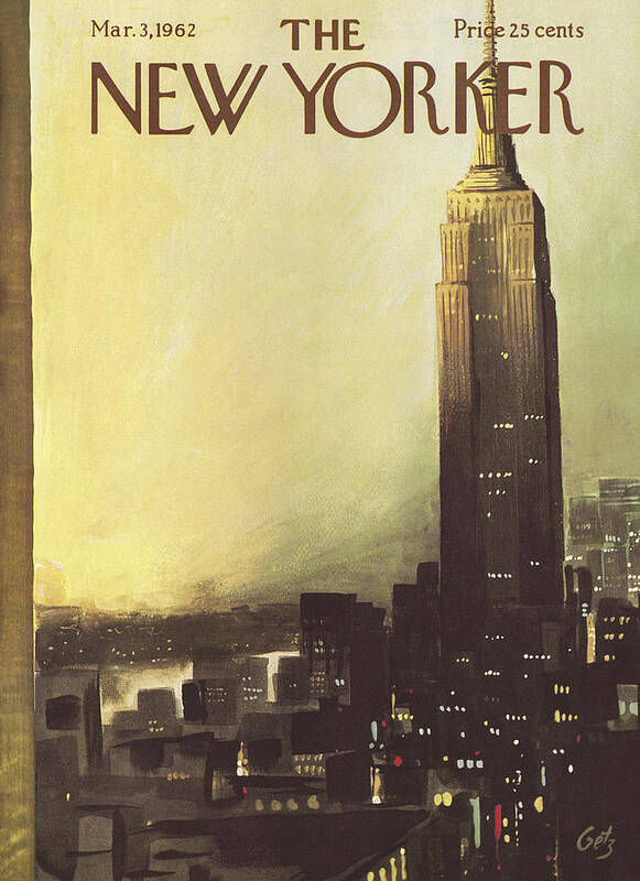 The New Yorker Cover March 3rd 1962 Art Print By Arthur Getz