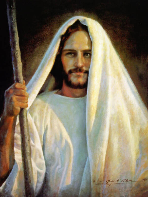 Jesus Art Print featuring the painting The Savior by Greg Olsen