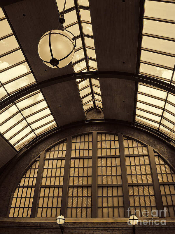 Train Station Art Print featuring the photograph The Train Station by Jeff Breiman
