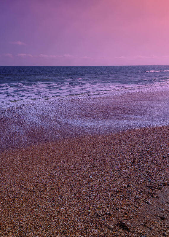 Beach Art Print featuring the photograph Time and Tide by John M Bailey