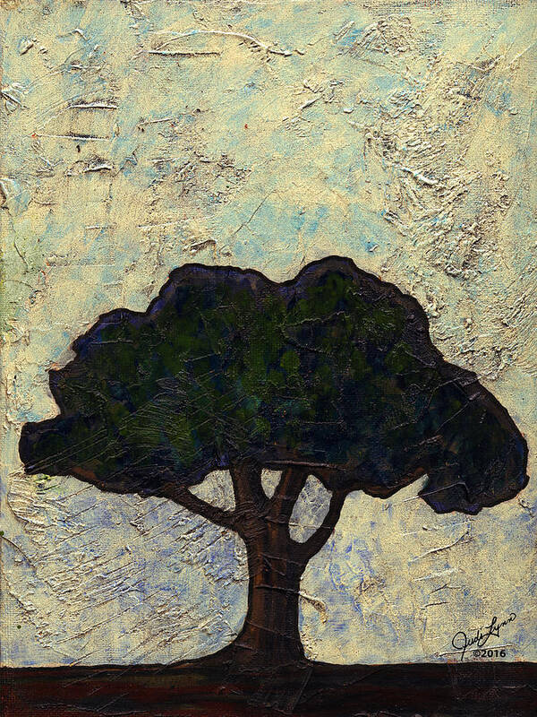 Tree Art Print featuring the painting Tree by Judi Lynn