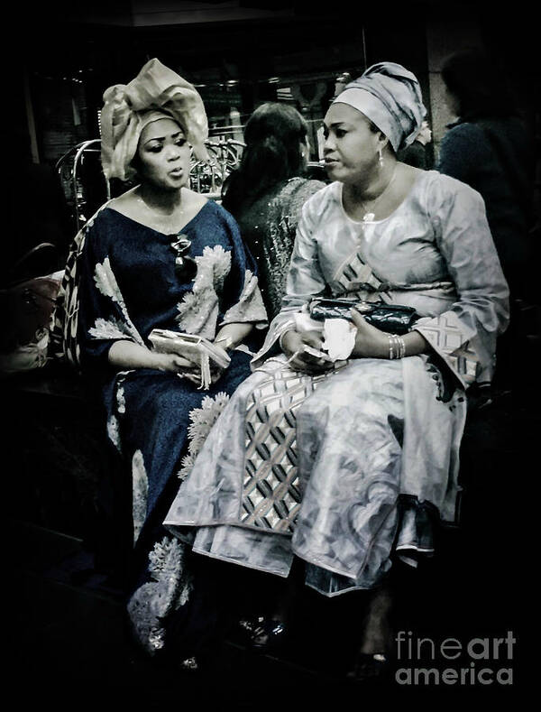 African Women Art Print featuring the photograph Two Ladies of Africa by Miriam Danar