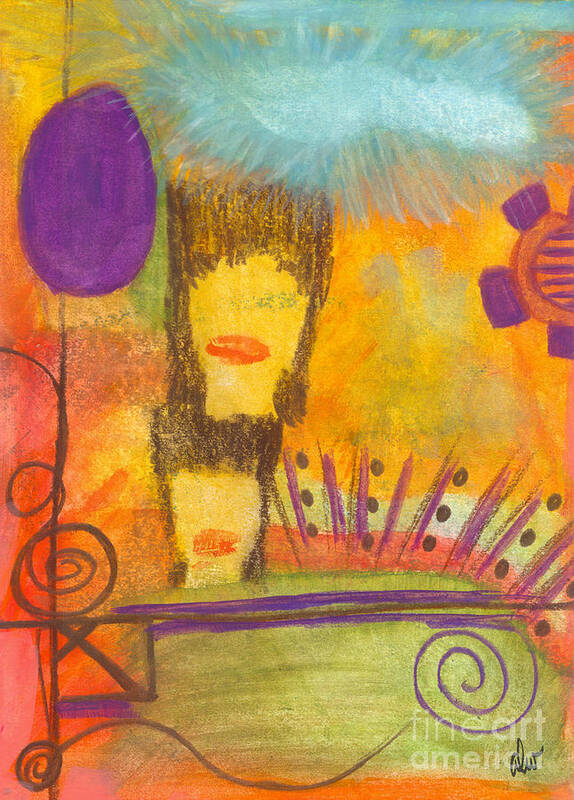 Gretting Cards Art Print featuring the mixed media Two or More Gathered in HIS Name by Angela L Walker