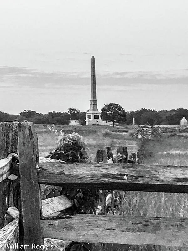 This Is A Photo Of The Gettysburg Battlefield Art Print featuring the photograph View of Gettysburg by Bill Rogers