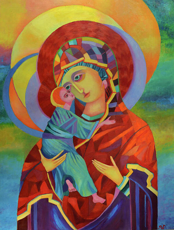Catholic Art Print Cute Notebook Virgin Mary Art Notebook With 