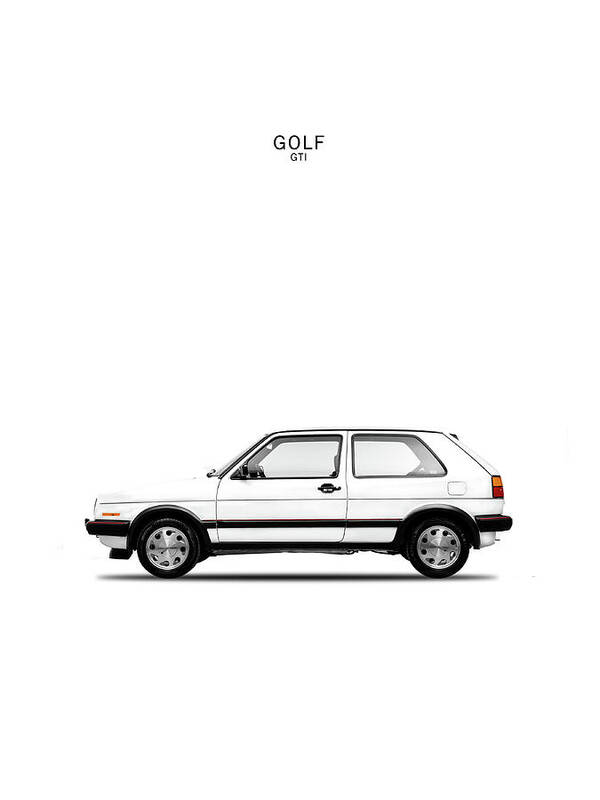 Vw Golf Art Print featuring the photograph VW Golf GTI by Mark Rogan