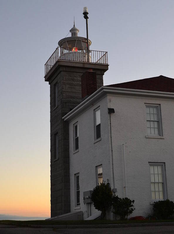 Watch Hill Light Art Print featuring the photograph Watch Hill Light by Colleen Phaedra