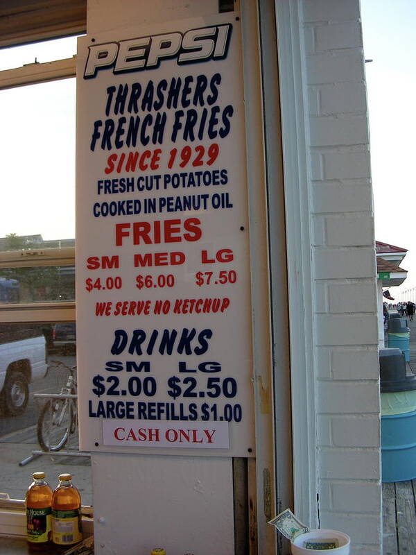 Thrashers Art Print featuring the photograph We Serve No Ketchup by Kim Bemis