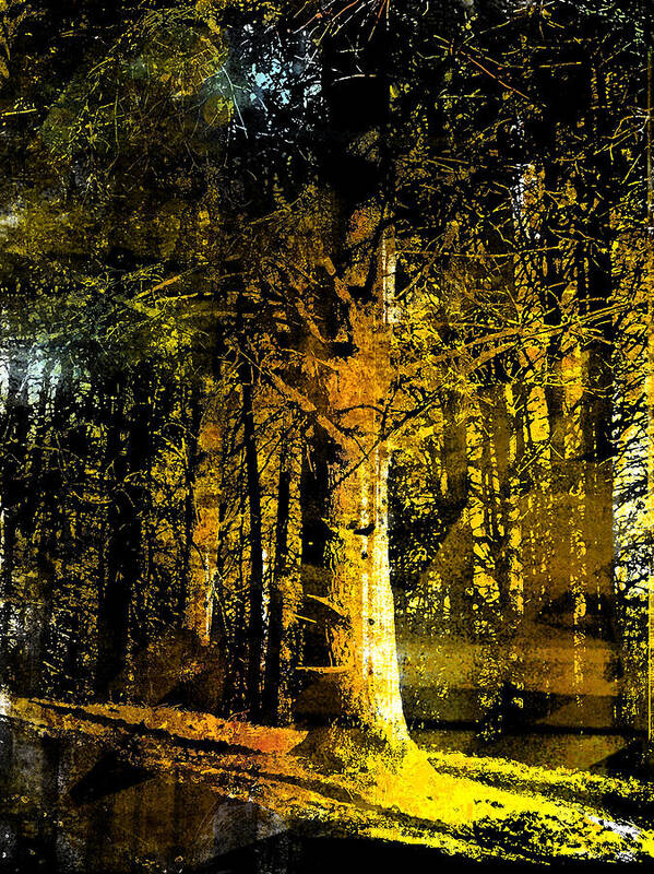 Trees Art Print featuring the painting Woodland Tapestry by Paul Sachtleben