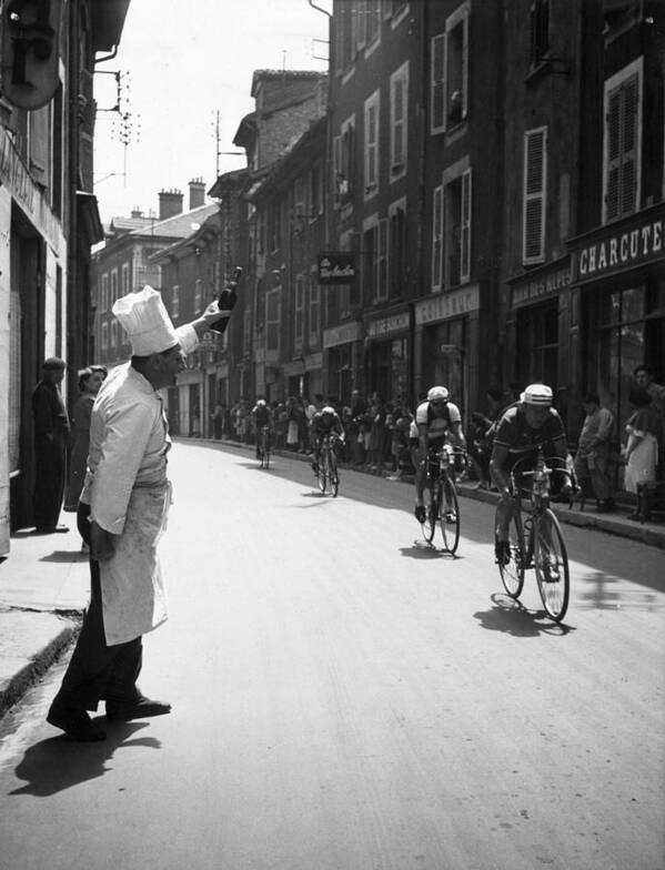 Recreational Pursuit Art Print featuring the photograph Chef Toasts Tour #1 by Bert Hardy