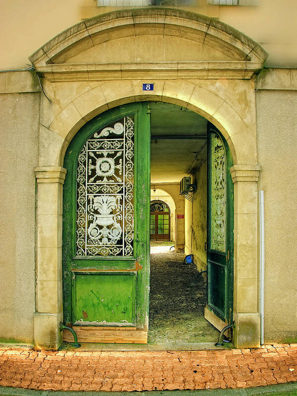 Architectural Art Print featuring the photograph Weathered Doorway II #1 by Colby Chester