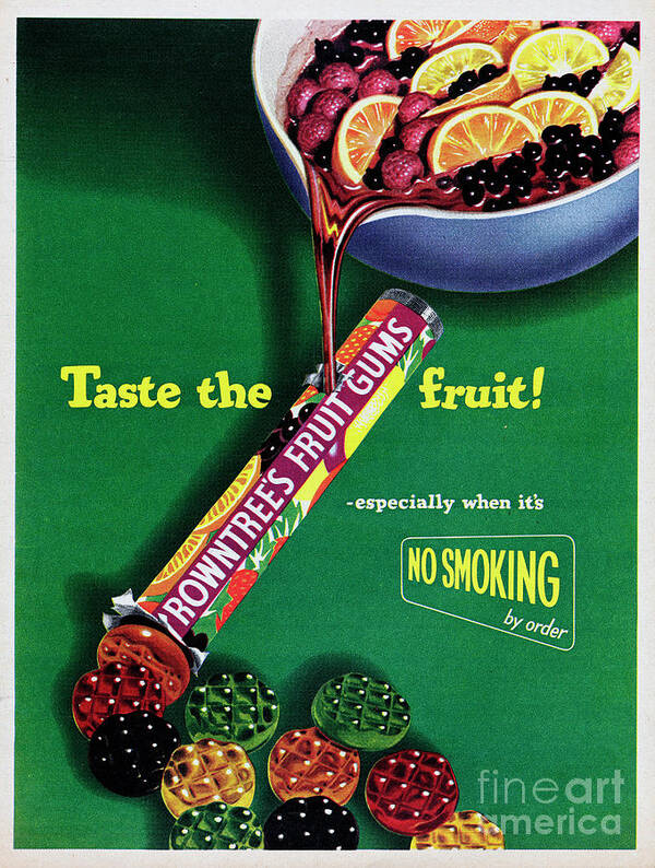 1950-1959 Art Print featuring the photograph Rowntrees Fruit Gums #14 by Picture Post