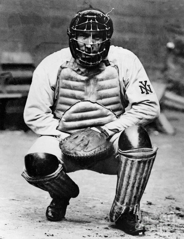 Baseball Catcher Art Print featuring the photograph National Baseball Hall Of Fame Library by National Baseball Hall Of Fame Library
