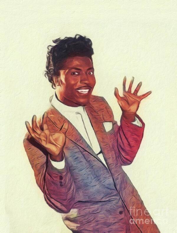 Little Art Print featuring the painting Little Richard, Music Legend #2 by Esoterica Art Agency