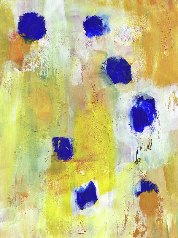 Abstract Art Print featuring the painting Afternoon Sun 2 Art by Linda Woods by Linda Woods