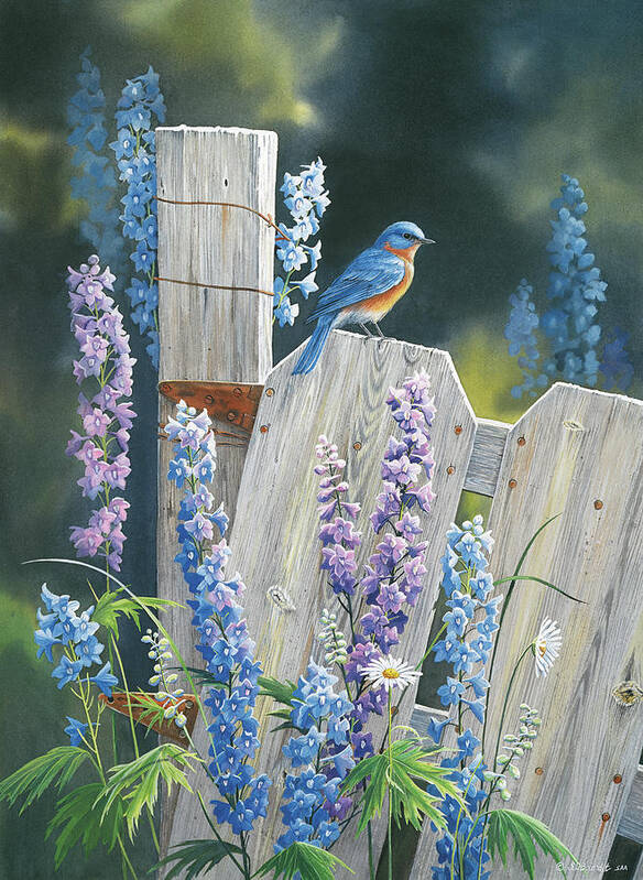 #faawildwings Art Print featuring the painting Back To Nature by Wild Wings