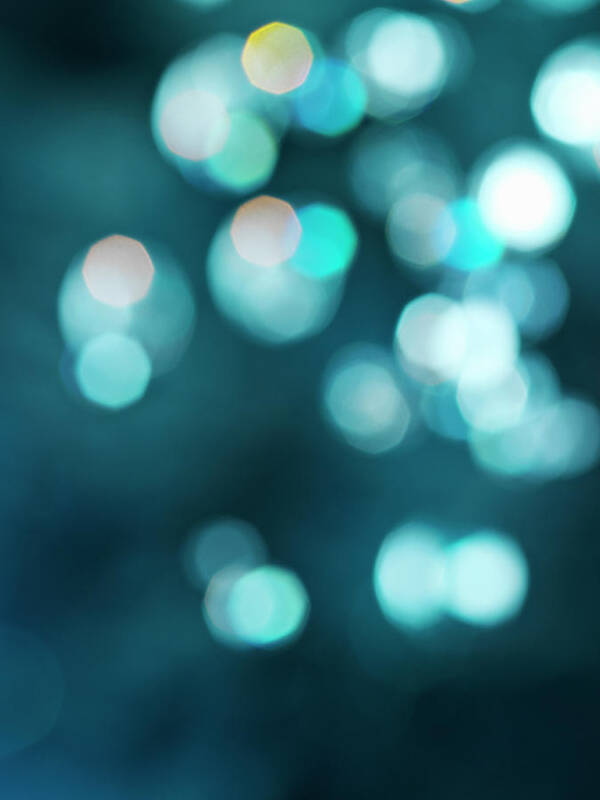 Blurred Motion Art Print featuring the photograph Bokeh Octagonal Light Reflections by Jostaphot