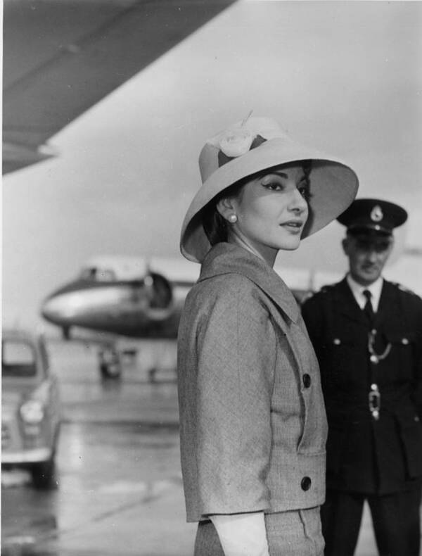 Singer Art Print featuring the photograph Callas At Heathrow by R. Powell