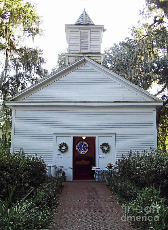 Espiscopal Art Print featuring the photograph Church Of The Mediator Episcopal Church by D Hackett