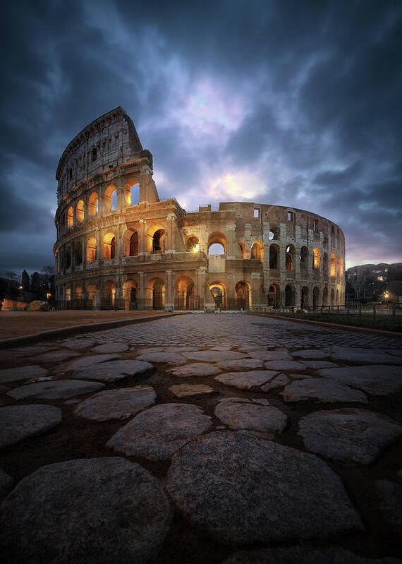 Rome Art Print featuring the photograph Colosal by Juan Pablo De