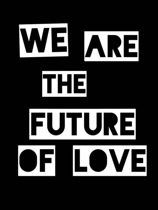  Art Print featuring the painting We Are the Future of Love by Clayton Singleton