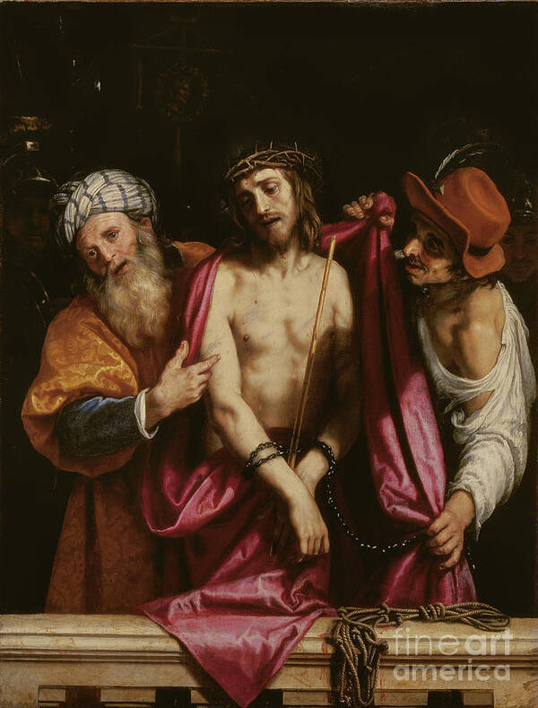 Bible Art Print featuring the painting Ecce Homo, 1607 by Ludovico Cardi Cigoli