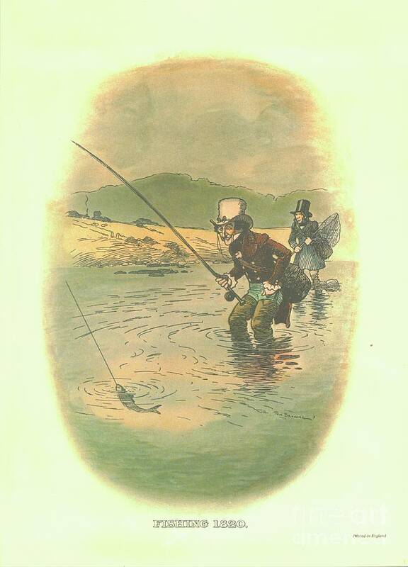 Fishing Art Print by Print Collector 