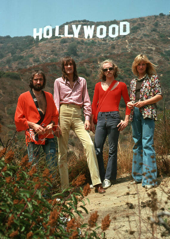 Rock Music Art Print featuring the photograph Fleetwood Mac In Hollywood by Michael Ochs Archives