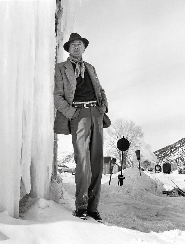 Vertical Art Print featuring the photograph Gary Cooper by Peter Stackpole