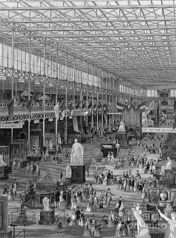 Great Exhibition of 1851 Crystal Palace Print 12 x 18 