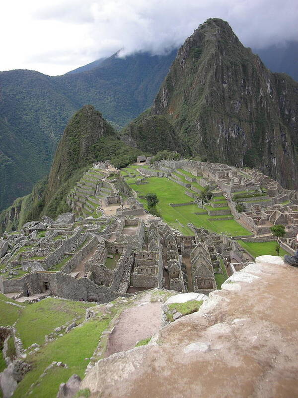 Tranquility Art Print featuring the photograph Hiking Machu Picchu by Jen Seiser