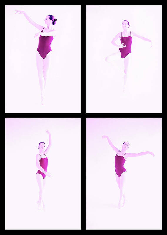 Ballet Dancer Art Print featuring the photograph Infrared Shot Of Four Different by George Doyle
