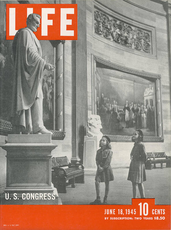  Art Print featuring the photograph LIFE Cover: June 18, 1945 by Alfred Eisenstaedt
