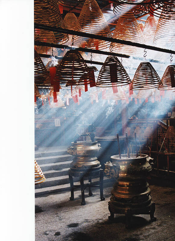 Tranquility Art Print featuring the photograph Man Mo Temple Hong Kong by Amazing Shots By Jennifer Pountney