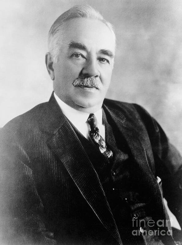 Mature Adult Art Print featuring the photograph Milton S. Hershey by Bettmann