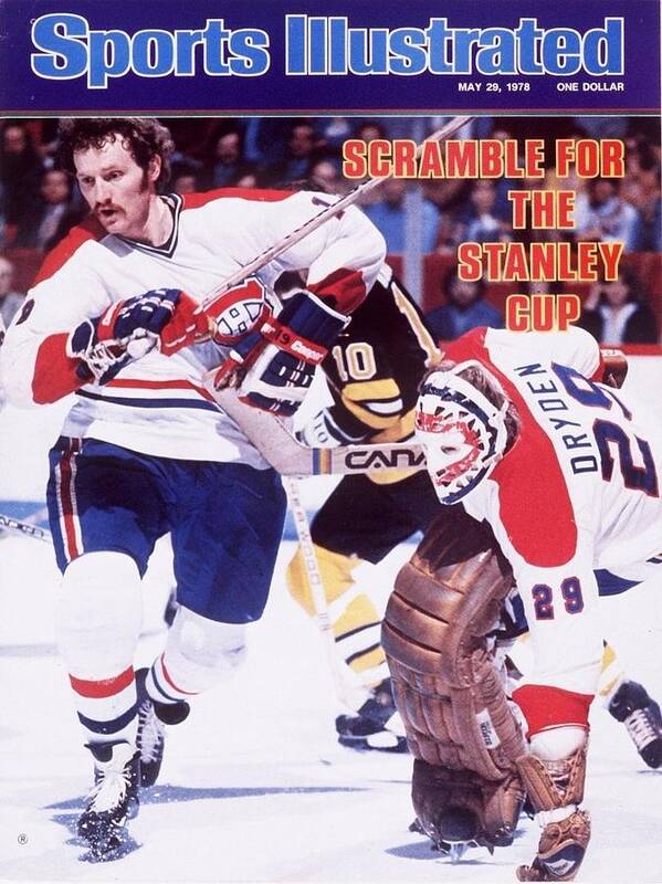 Magazine Cover Art Print featuring the photograph Montreal Canadiens Larry Robinson, 1978 Nhl Stanley Cup Sports Illustrated Cover by Sports Illustrated