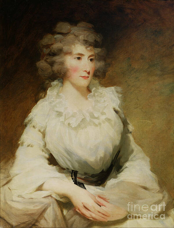 Mrs Charles Gordon Art Print featuring the painting Mrs Charles Gordon 1790 by Henry Raeburn