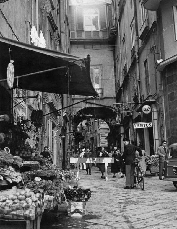 People Art Print featuring the photograph Naples Street by Keystone