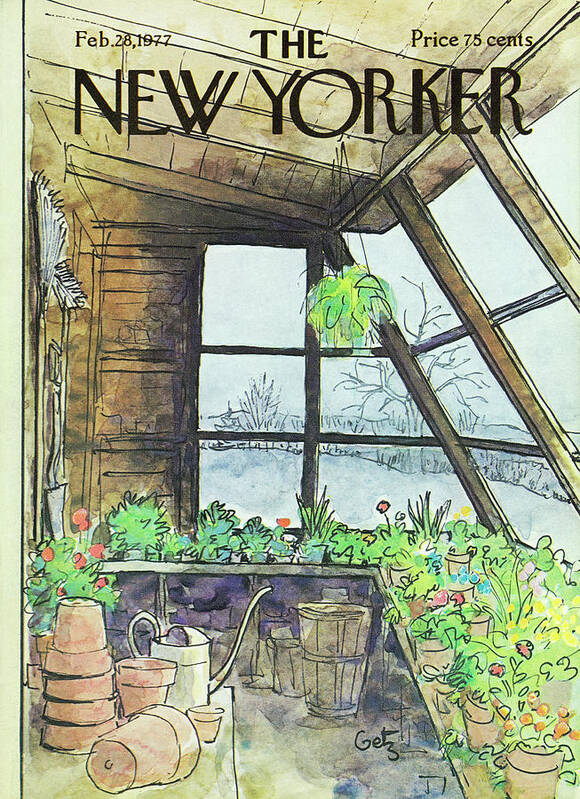 New Yorker February 28th 1977 Art Print by Arthur Getz